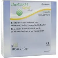 DuoDERMTM Signal Pansement hydrocolloïde Stérile Transparent 10 cm x Compresses 5 pc(s)