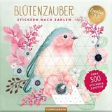Coppenrath Verlag Stickern nach Zahlen Blüten-Zauber