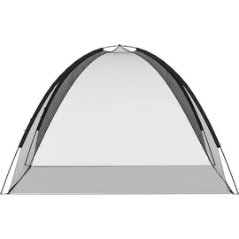 vidaXL Moskito-Netzzelt Mongolisch 220 200 x 135 cm Schwarz