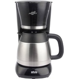 Silva Homeline KA-T 4505 sw Kaffeemaschine Schwarz, Inox Fassungsvermögen Tassen=10 Isolierkanne