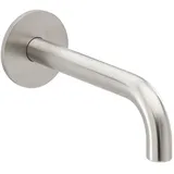 Herzbach Deep IX Wandauslauf 28.142000.1.09 Edelstahl gebürstet, 210 mm, 1/2"