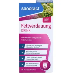 SANOTACT Fettverdauung Drink Brausetabletten 20 St.