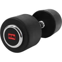 Kurzhantel Profi Gummi 2.5-50 KG SCHWARZ|ROT|silber 22.5kg