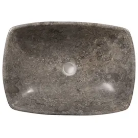 Mendler Marmor Aufsatzwaschbecken 15 x 51 x 36 cm