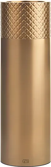 Gessi Vase Intreccio 304mm - warm bronze gebürstet PVD