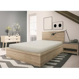 Setex Spannbettlaken Feinbiber 180 x 200 cm beige