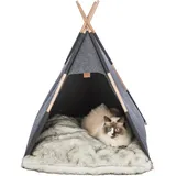 Trixie Tipi cave felt 70 × 70 × 70 cm anthracite