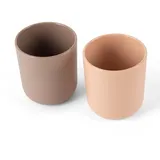 Dantoy - Tiny Biobased Cups Set - Mocca & Nude (6232)