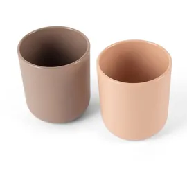 Dantoy - Tiny Biobased Cups Set - Mocca & Nude (6232)
