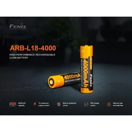 Fenix ARB-L21-6000 21700 Li-Ion Akku 6000mAh