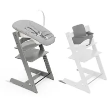 Stokke Trio Set Tripp Trapp® Buche Storm Grey, Grau