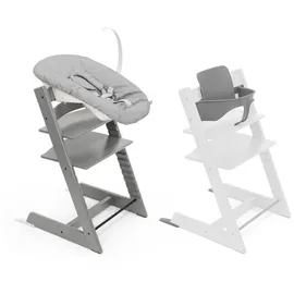 Stokke Trio Set Tripp Trapp® Buche Storm Grey, Grau