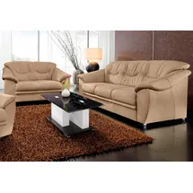 sit&more Polstergarnitur (2-tlg.), bestehend aus je einem 2- und 3-Sitzer, inklusive Federkern braun (café) H:90cm T:90cm, Sitzmöbel-Sets, 26051216-0