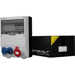 Gesicherter Baustromverteiler TD-S 32A 2x230V Steckdosen Mennekes Doktorvolt®