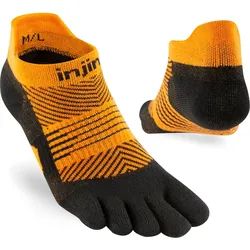 Injinji Damen Run Lightweight No-Show Socks orange