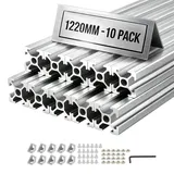 Vevor 2020 Aluminium Profile 10 Stk. 122 cm