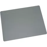 Laufer Läufer Unterlage, Schreibunterlage Matton Schreibtischunterlage Kunststoff grau,