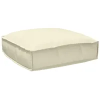 VidaXL Palettenkissen für Sitz Creme 50x50x12 cm Oxford-Gewebe