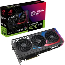 ASUS ROG STRIX GeForce RTX 4070 SUPER OC Grafikkarte - 12GB GDDR6X, 2x HDMI, 3x DP