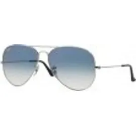 Ray-Ban Aviator Large Metal RB3025 003/3F 58-14 polished silver/light blue