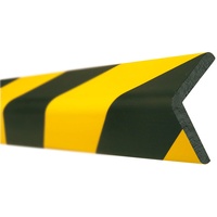Moravia MORION-Prallschutz (Winkelform, Kantenschutz 60/60, schwarz/gelb, Länge 1 m, selbstklebend) Nr. 42218566