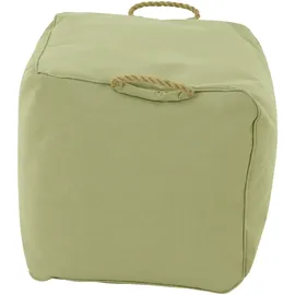 Siena Garden Sitz-Fußhocker Integral Kunststoff 46 x 48 x 46 cm Grün