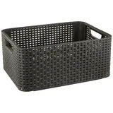 Curver M Aufbewahrungsbox, Polypropylene, grau, 38.6 x 28.7 x 17 cm