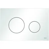 TECE loop WC-Betätigungsplatte Kunststoff, für Zweimengentechnik, Weiß