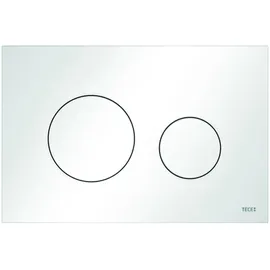 TECE loop WC-Betätigungsplatte Kunststoff, für Zweimengentechnik, Weiß