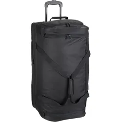 travelite Basics Trolley Reisetasche L  in Schwarz (98 Liter), Reisetasche mit Rollen