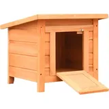 Katzenhaus 50x46x43,5 cm Kiefernholz & Tannenholz - Braun