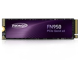 Fikwot FN950 2TB M.2 PCIe Gen4 Internes Solid State Drive mit Graphene Kühlaufkleber - Bis zu 4800 MB/s, Dynamischer SLC Cache, Kompatibel mit Laptops und PC Desktops Festkörper-Laufwerk