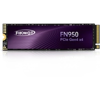 Fikwot FN950 2TB M.2 PCIe Gen4 Internes Solid State Drive mit Graphene Kühlaufkleber - Bis zu 4800 MB/s, Dynamischer SLC Cache, Kompatibel mit Laptops und PC Desktops Festkörper-Laufwerk