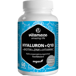 Hyaluronsäure 200 mg hochdos.+Coenzym Q10 vegan 60 St