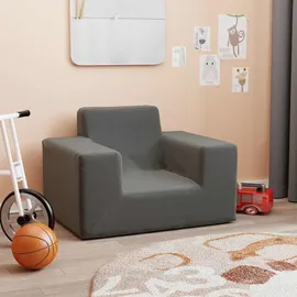 vidaXL Kindersofa Anthrazit Weich Plüsch
