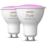 Philips Hue White and Colour Ambiance 62925000 5,7W GU10 2 St.
