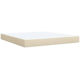 vidaXL Boxspringbett 180 x 200 cm Creme
