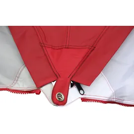 Bent Sonnensegel Zip-Protect Canvas Single rot