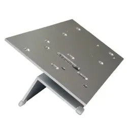 TCS ZIT1301-0010 Tischzubehör Audio, 2-spaltig für Audio Innenstationen der Serie IMM, silber ZIT13010010