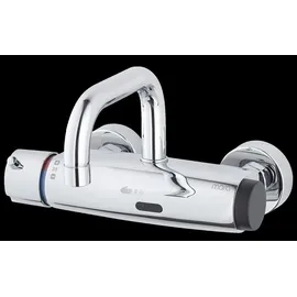 MORA ARMATUR MORA tronic WMS, Clinic Waschtischarmatur, Wandthermostat Batteriebetrieb