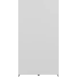 Forte Schwebetürenschrank Nook 100,1 x 190,5 x 39,1 cm Weiß
