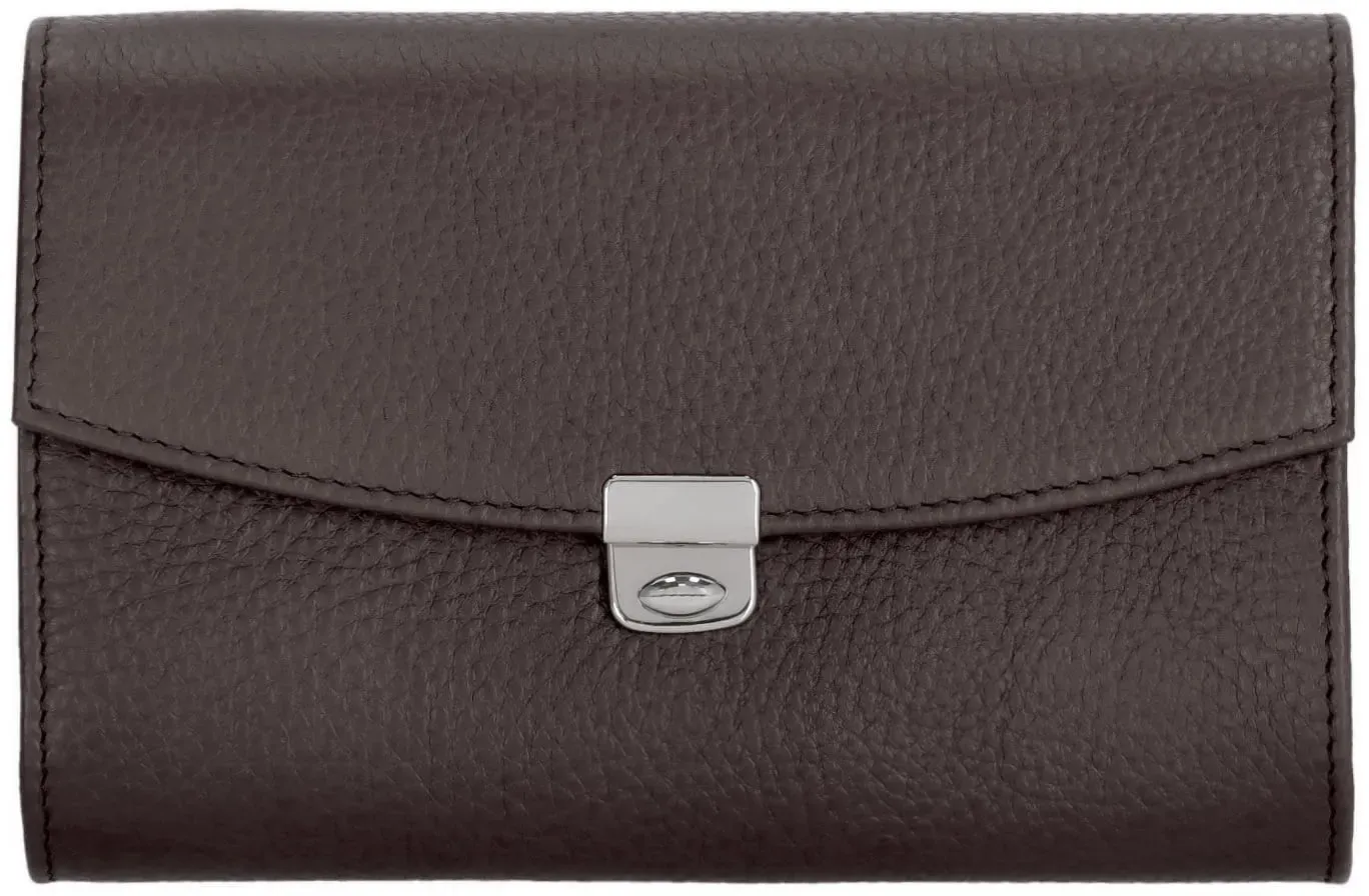 Bogy's Überschlagbörse Damen Bellmore Wallet 81004 dark brown/violett