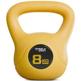 trex sport Kettlebell 8 kg Kugelhantel Schwunghantel gelb