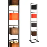 lux.pro Stehleuchte, Mehrfarbig, Metall, 30x147x30 cm, Lampen & Leuchten, Innenbeleuchtung, Stehlampen, Stehlampen