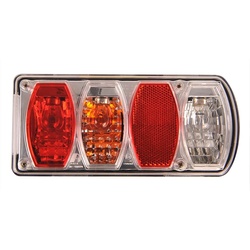 ProPlus 343625 Rückleuchte 6 Funktionen 222x100mm rechts für Anhänger Wohnwagen Wohnmobil
