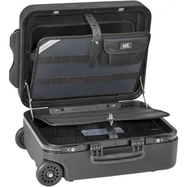 gt line Werkzeugkoffer Mega Wheels 190 PEL TSA Werkzeug-Trolley  schwarz  453 x 345 x 185 mm
