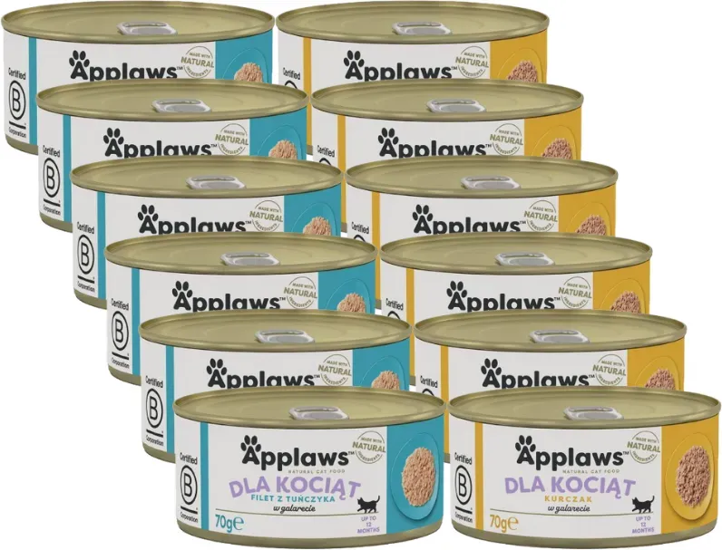 Applaws für Kätzchen - MIX 12x70g