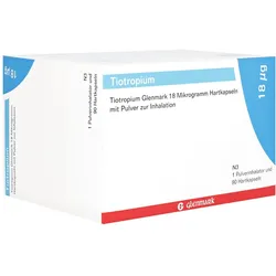 TIOTROPIUM Glenmark 18 μg Hkp.m.Plv.z.Inh.+Inhaler 90 St