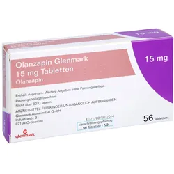 Olanzapin Glenmark 15 mg Tabletten 56 St