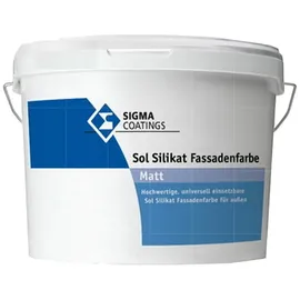 Sigma Sol Silikat Fassadenfarbe Weiß matt 12,5 l